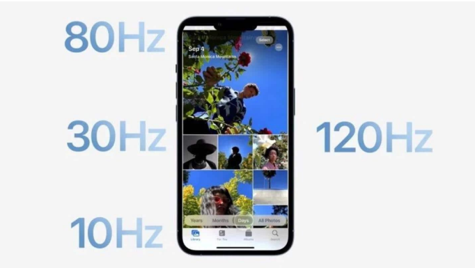 乳山苹果14维修分享iPhone 14有高刷吗 