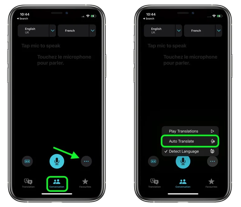 乳山苹果手机维修分享iOS 15 “翻译” App 新改进 